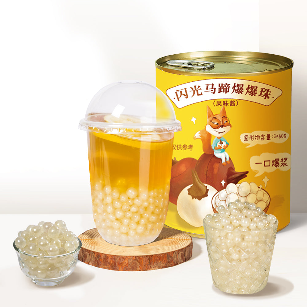 Water Chestnuts Popping Boba
