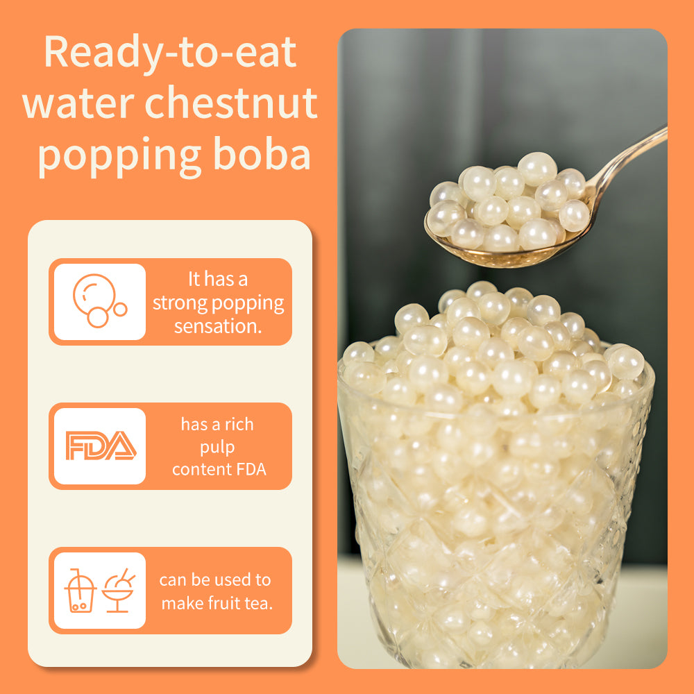 Water Chestnuts Popping Boba