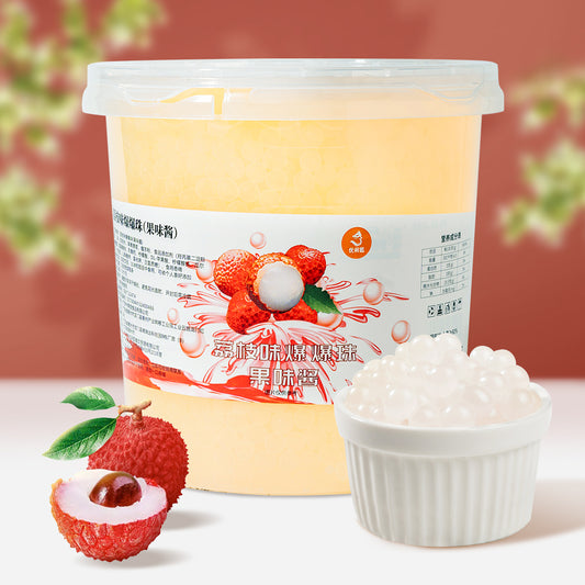 Bursting Boba-Lychee