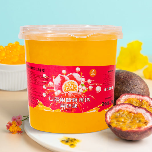 Bursting Boba-Passion Fruit