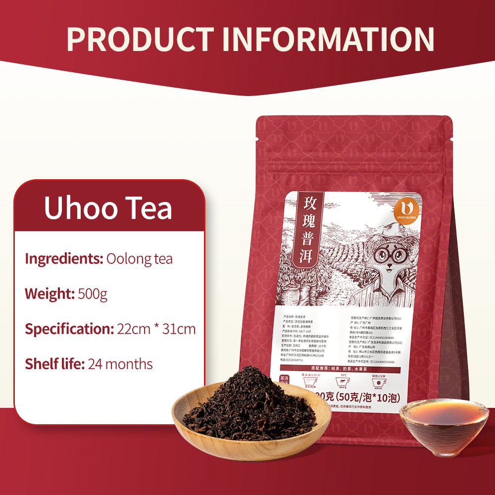 Rose Puer Oolong Tea (Tea Bag) -500g - Floral Oolong Tea